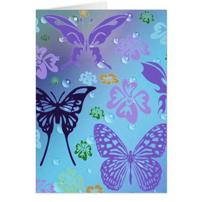 Hübsche Blues Butterflies (Vorne)