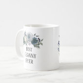 Hübsche blühende Granny Kaffeetasse (Vorderseite Links)