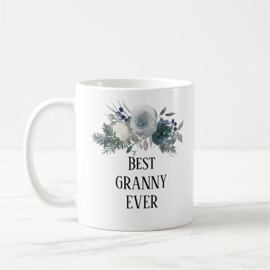 Hübsche blühende Granny Kaffeetasse (Links)