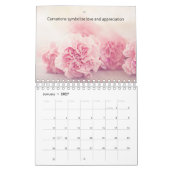 Hübsche Blume 12 Monate Kalender (Jan 2027)