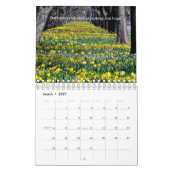 Hübsche Blume 12 Monate Kalender (Mär 2027)