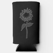 Hübsche Blume abkühlen Selters Dosenkühler (Vorderseite)