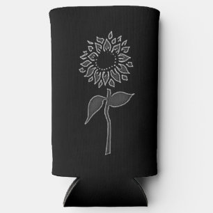 Hübsche Blume abkühlen Selters Dosenkühler