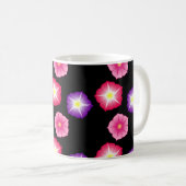 Hübsche Blume Abstraktes Design Kaffeetasse (VorderseiteRechts)