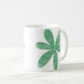 Hübsche Blume - Army Green Kaffeetasse (VorderseiteRechts)