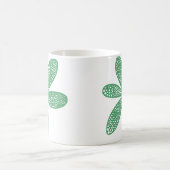 Hübsche Blume - Army Green Kaffeetasse (Mittel)