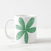 Hübsche Blume - Army Green Kaffeetasse (Links)