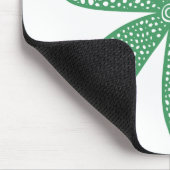 Hübsche Blume - Army Green Mousepad (Ecke)