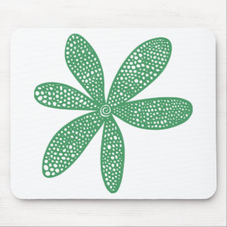 Hübsche Blume - Army Green Mousepad