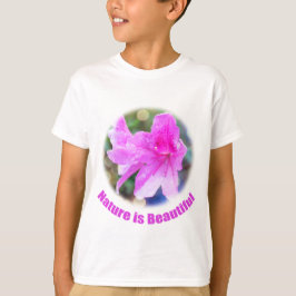 hübsche Blume aus rosa Gärten. Die Natur ist schön T-Shirt