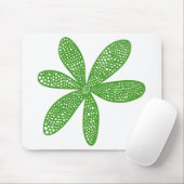 Hübsche Blume - Avocado Green Mousepad (Mit Mouse)