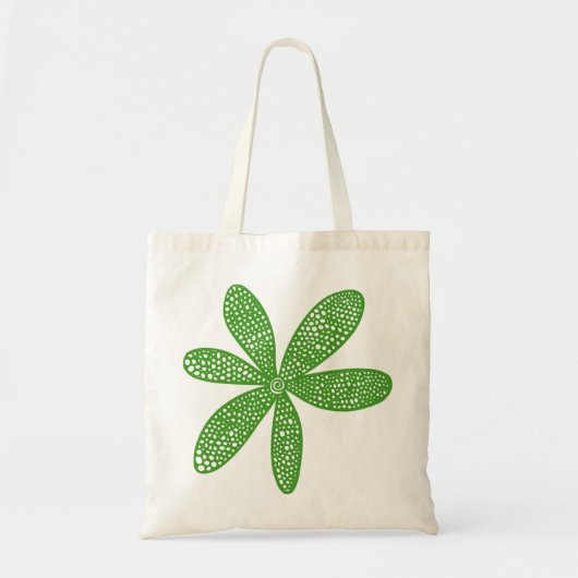 Hübsche Blume - Avocado Green Tragetasche (Vorne)