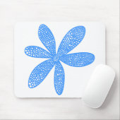 Hübsche Blume - Baby Blue Mousepad (Mit Mouse)