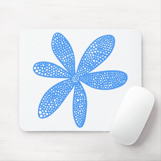 Hübsche Blume - Baby Blue Mousepad (Mit Mouse)