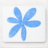 Hübsche Blume - Baby Blue Mousepad (Vorne)