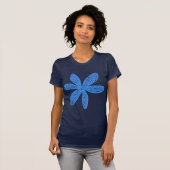 Hübsche Blume - Baby Blue T-Shirt (Vorne ganz)