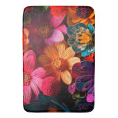 Hübsche Blume Badematte (Vorderseite Vertikal)