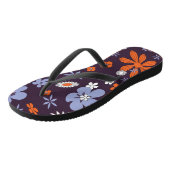 Hübsche Blume Badesandalen (Schrägansicht)