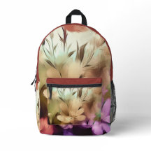 Hübsche Blume Blumenbackpack Druckknopfbeutel