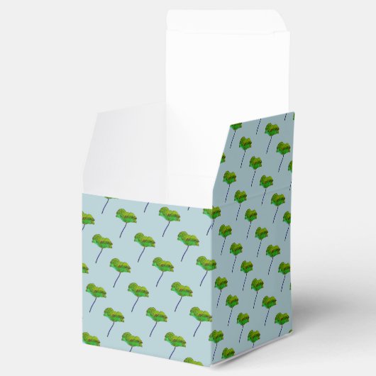 Hübsche Blume Blumenblauer Mohn Geschenkschachtel (Geöffnet)