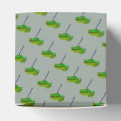 Hübsche Blume Blumenblauer Mohn Geschenkschachtel (Oben)