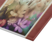 Hübsche Blume Blumenzuschnitt Schneidebrett (Ecke)
