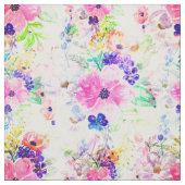 Hübsche Blume Boho Floral Watercolor Design Stoff (Muster)