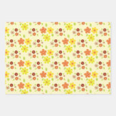 Hübsche Blume Boho Geschenkpapier Set (Vorderseite 3)