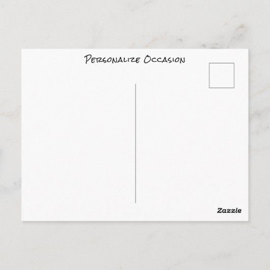 Hübsche Blume Bouquet Farbstift Zeichnend Postkarte (Rückseite)