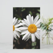 Hübsche Blume Briefpapier (Stehend Vorderseite)