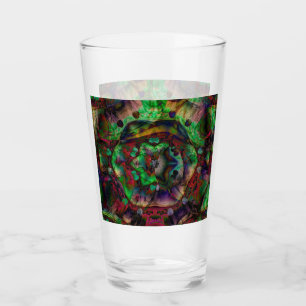 Hübsche Blume Burst Abstrakt Glas