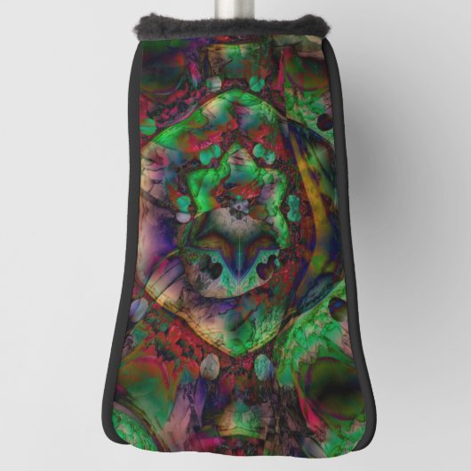 Hübsche Blume Burst Abstrakt Golf Headcover (Rotieren 90)