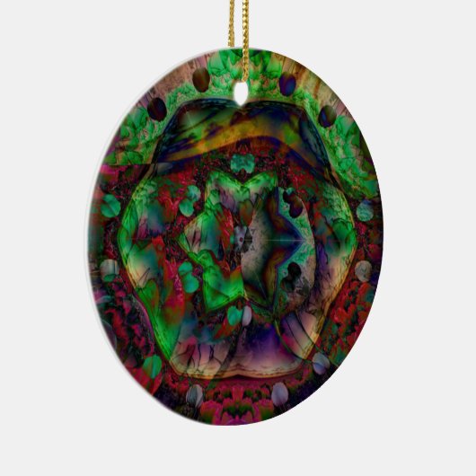 Hübsche Blume Burst Abstrakt Keramik Ornament (Rechts)