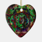 Hübsche Blume Burst Abstrakt Keramik Ornament (Rechts)