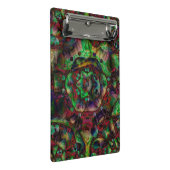 Hübsche Blume Burst Abstrakt Mini Klemmbrett (Schrägansicht)