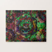 Hübsche Blume Burst Abstrakt Puzzle (Horizontal)