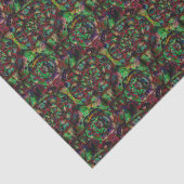 Hübsche Blume Burst Abstrakt Seidenpapier (Ausschnitt)