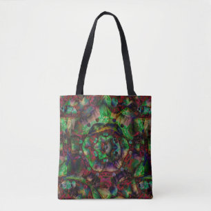 Hübsche Blume Burst Abstrakt Tasche