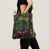 Hübsche Blume Burst Abstrakt Tasche (Von Nahem)