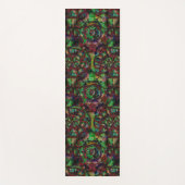 Hübsche Blume Burst Abstrakt Yogamatte (Vorderseite)