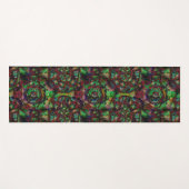 Hübsche Blume Burst Abstrakt Yogamatte (Vorderseite (Horizontal))