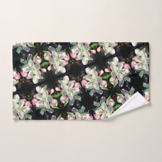 Hübsche Blume Crabappapapfelfrühling Nah Badhandtuch Set (Handtuch)