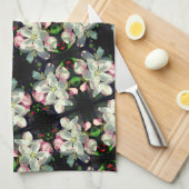 Hübsche Blume Crabappapapfelfrühling Nah Geschirrtuch (Viertel Falte)