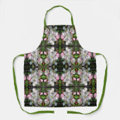 Hübsche Blume Crabappapfel blüht Abstrakt Schürze (Vorderseite)