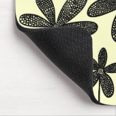 Hübsche Blume - Creme Mousepad (Ecke)