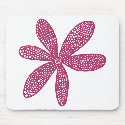 Hübsche Blume - Crimson Mousepad (Vorne)