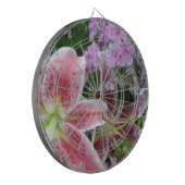 Hübsche Blume Dartboard Dartscheibe (Vorderseite Links)