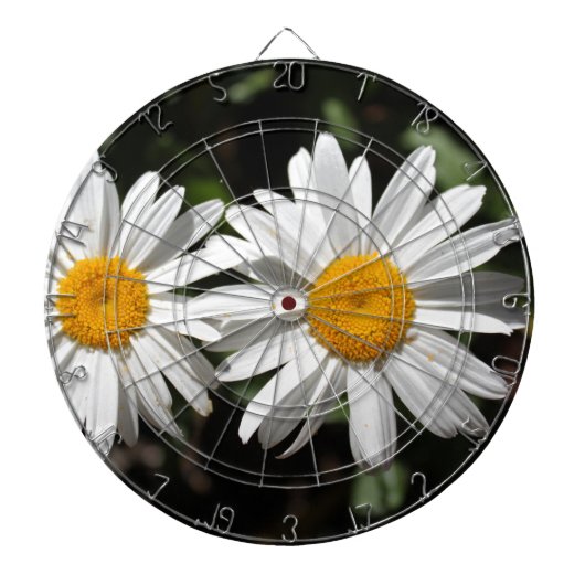 Hübsche Blume Dartscheibe (vorne)