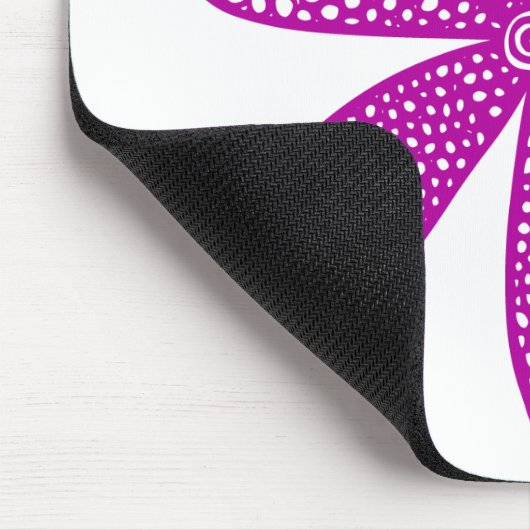 Hübsche Blume - Deep Violet Mousepad (Ecke)