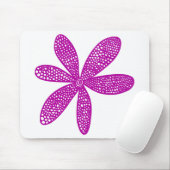 Hübsche Blume - Deep Violet Mousepad (Mit Mouse)